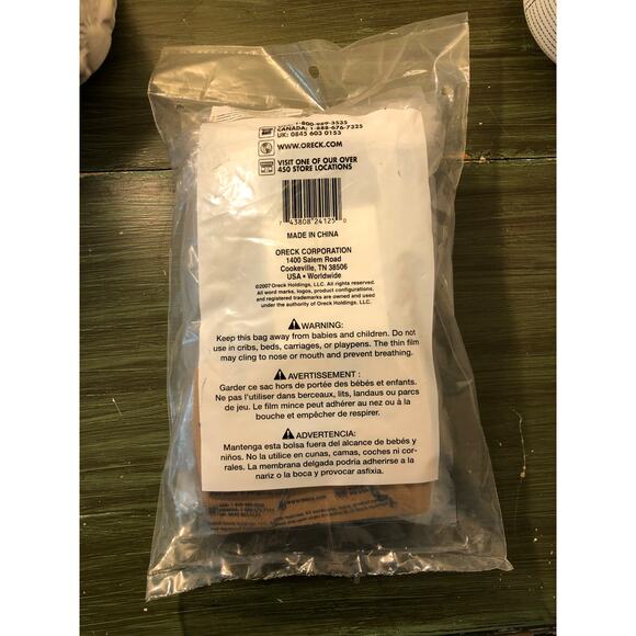 Oreck NWT 12 Hypoallergenic Filter Bags 1 Motor Filter Compact Cannister Models - Picture 5 of 5